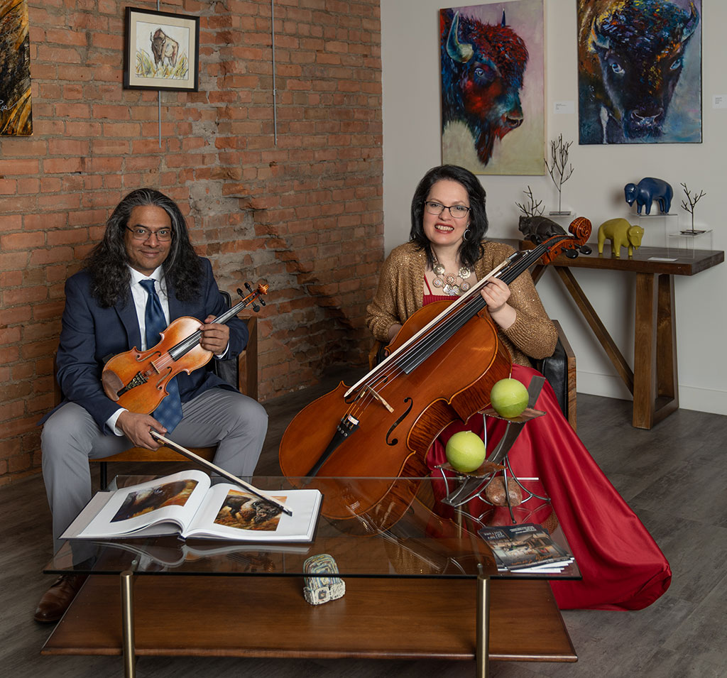 Dr. Everaldo Martinez and Dr. Natalia Vacarciuc
